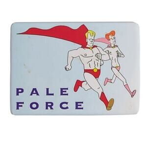 Pale Force Magnet Conan O'Brien Jim Gaffigan NBC Universal VTG Superhero Promo